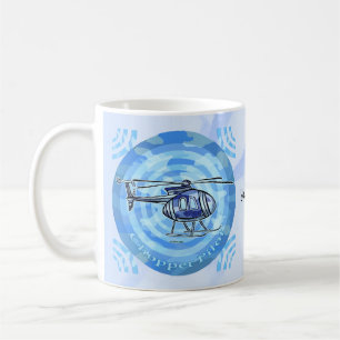 Blue Sky Helicopter  mug