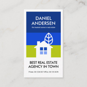 Blue Sky Layers Home Landscape Realty Business Card