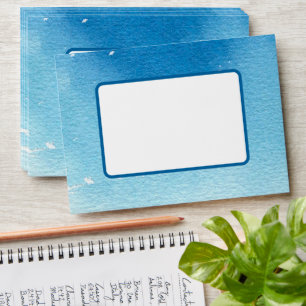 Blue Sky Ocean Waves  Envelope