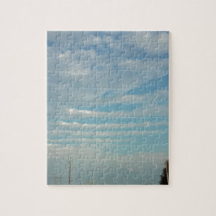 blue sky ripple clouds jigsaw puzzle