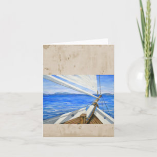 Blue Sky Sail 4x5.6 Note Card