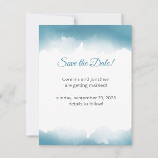Blue Sky Save the Date