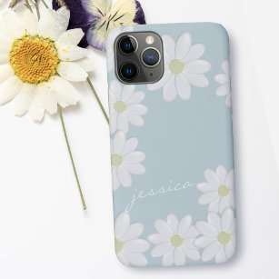 Blue Sky Springtime Daisies Custom Case-Mate iPhone Case