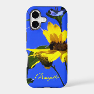 Blue Sky, Sunflowers N Bees iPhone 5 case