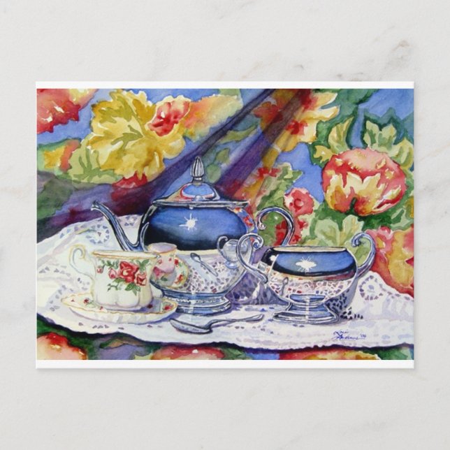 Blue Sky Tea Postcard (Front)