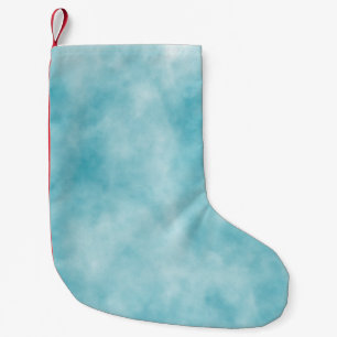 Blue sky texture paintabstract, art, graphic decor small christmas stocking