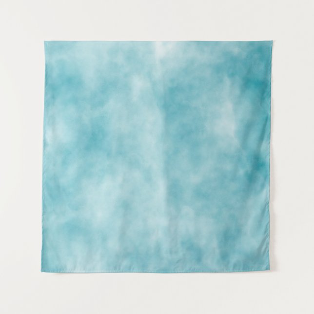 Blue sky texture paintabstract, art, graphic decor tapestry (Front)