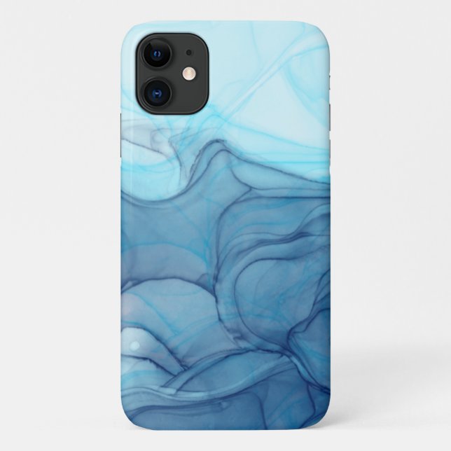 Blue Sky Water Abstract  Case-Mate iPhone Case (Back)