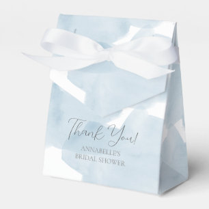 Blue Sky Watercolor Bridal Shower Favour Box