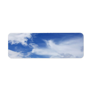 Blue Sky White Clouds Background - Customised