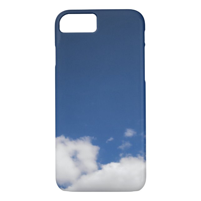 Blue Sky & White Clouds iPhone 7 Case (Back)