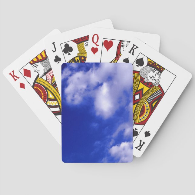 Blue Sky & White Clouds Playing Cards (Back)