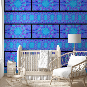 Blue Sky Wildflower in Purple Wallpaper