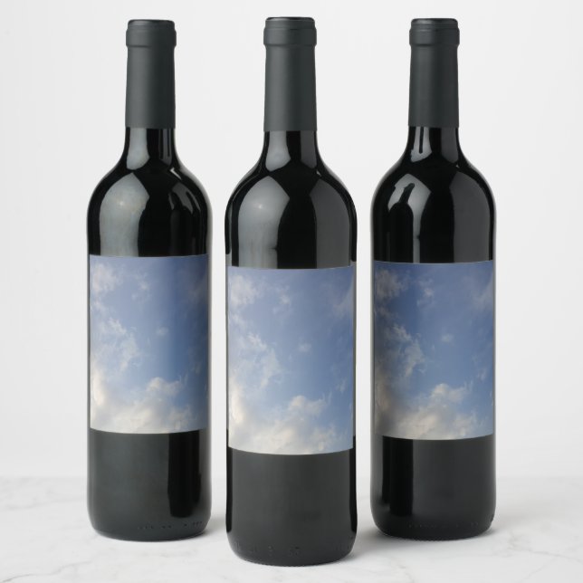 Blue Sky Wine Label (Bottles)
