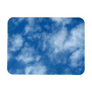 Blue Sky with Clouds Nature Photography Magnet