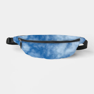 Blue Sky with Clouds Nature Skyscapes Photography Bum Bags