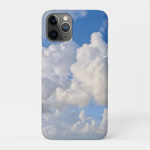 Blue sky with clouds photo iPhone 11 pro case
