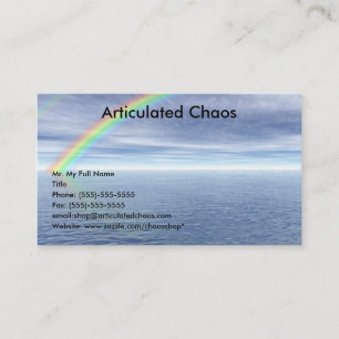 Blue Sky with Rainbow Business Card