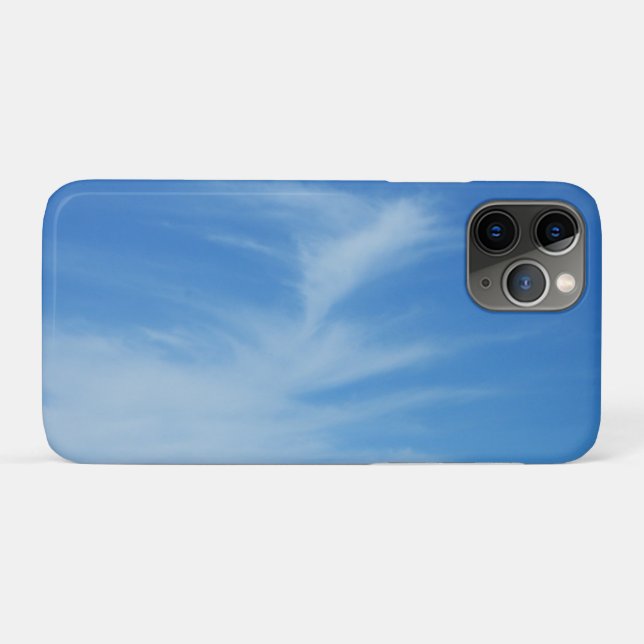 Blue Sky with White Clouds Abstract Nature Photo Case-Mate iPhone Case (Back (Horizontal))