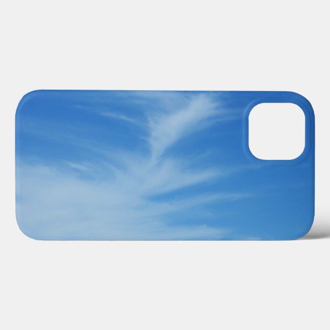 Blue Sky with White Clouds Abstract Nature Photo Case-Mate iPhone Case (Back (Horizontal))