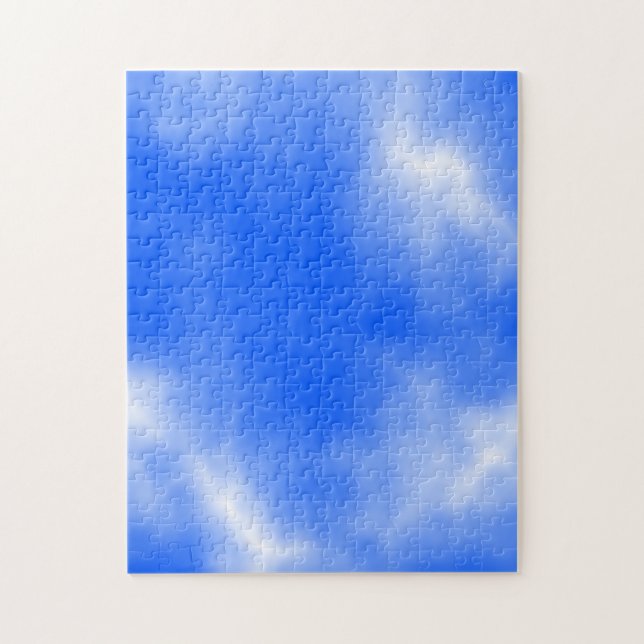 Blue sky with white clouds. jigsaw puzzle (Vertical)