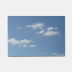 Blue Sky With White Clouds Post it Notes