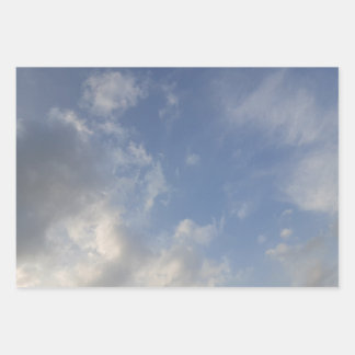 Blue Sky Wrapping Paper Sheet