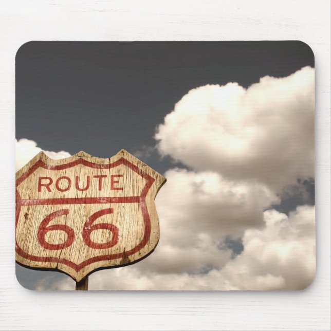 Blue Sky's on Route 66 Mouse Mat (Front)