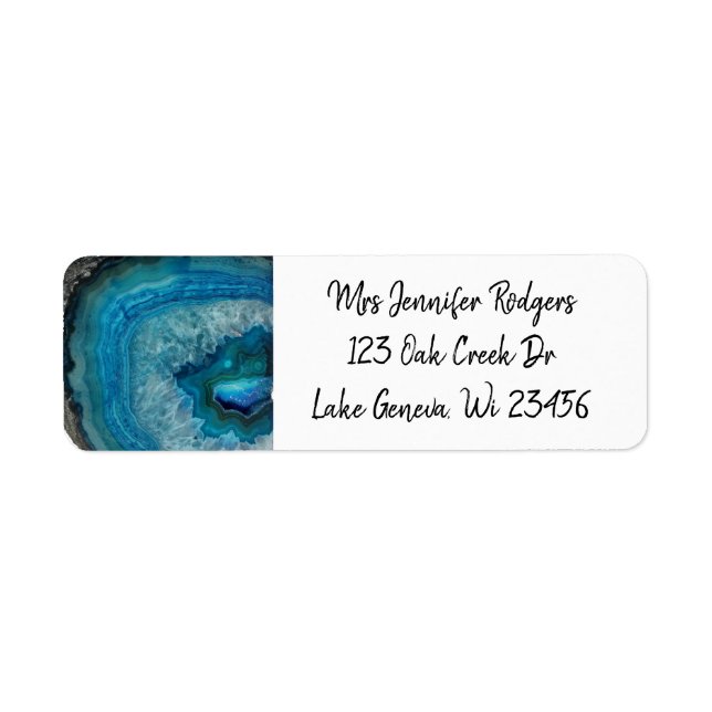 Blue slate Stone Gems (Front)