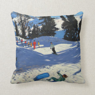 Blue Sledge Belle Plagne Cushion
