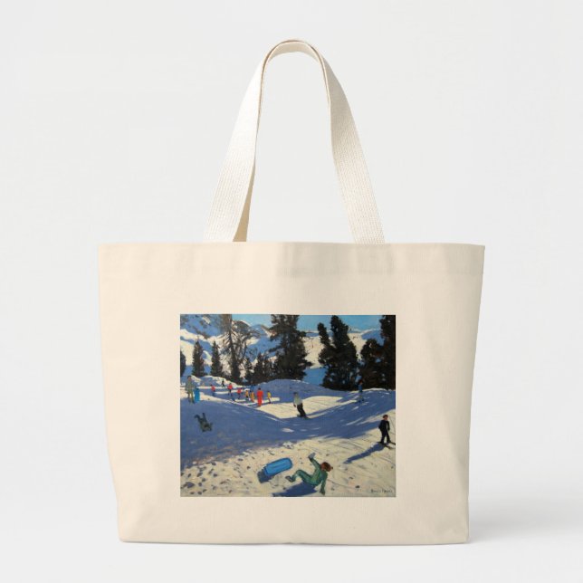 Blue Sledge Belle Plagne Large Tote Bag (Front)
