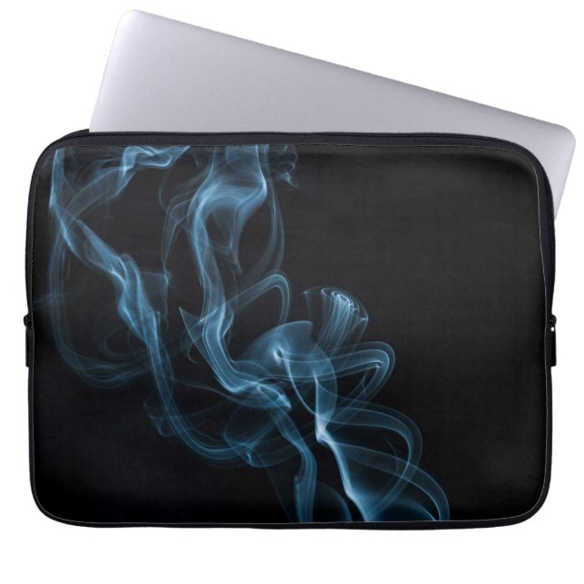 Blue Smoke Laptop Sleeve (Front)