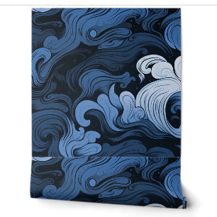BLUE SMOKE WALLPAPER