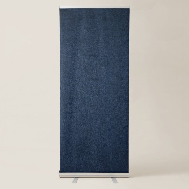 Blue Smooth Wall Textured Best Vertical  Retractable Banner (Front)