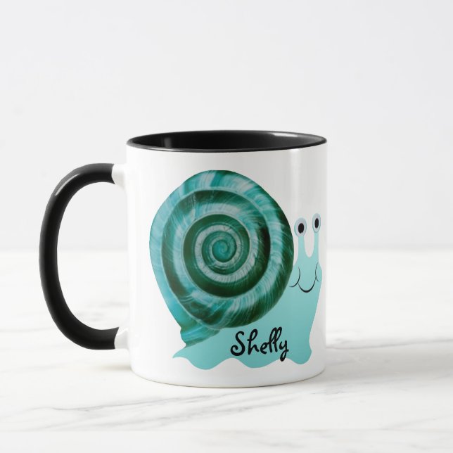 Blue Snail Mug (Left)