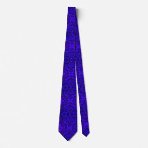 blue Snake Texture Tie