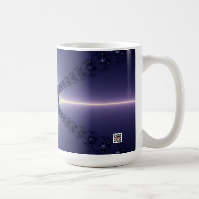 Blue Snowflake Coffee Mug (Right)