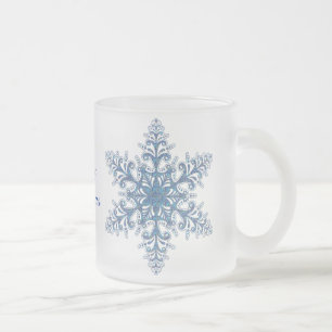 Blue Snowflake Mug