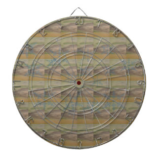 Blue Snowflakes on the Seashore Dartboard