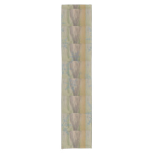 Blue Snowflakes on the Seashore  Short Table Runner