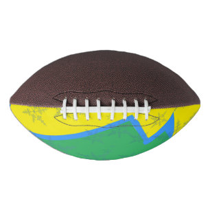 Blue Snowflakes on the Sunrise Mountain American Football