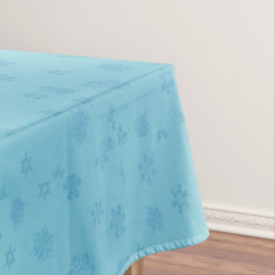 Blue Snowflakes Tablecloth