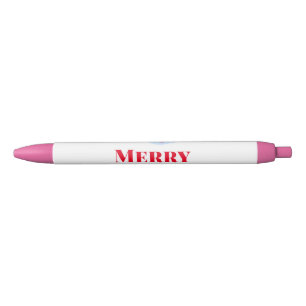 Blue snowman Christmas merry Christmas add name te Black Ink Pen