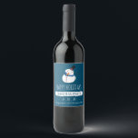 Blue Snowman, Christmas Party Wine Label<br><div class="desc">These Blue Snowman, Christmas Party Wine Bottle Labels are perfect for anybody who is hosting a joyful and merry event. Great for office parties, restaurants or a special meal for family and friends, these labels will be sure to impress your guests. The snowman design can be easily personalized and will...</div>