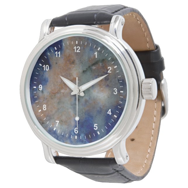 Blue Sodalite Close Up Watch (Angled)