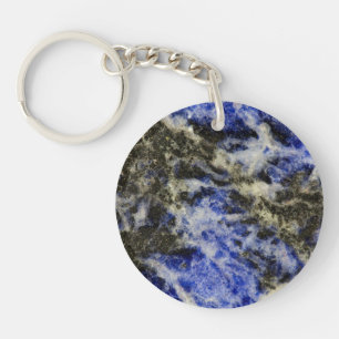 Blue Sodalite Key Ring