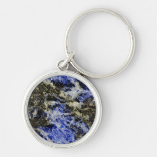Blue Sodalite Key Ring