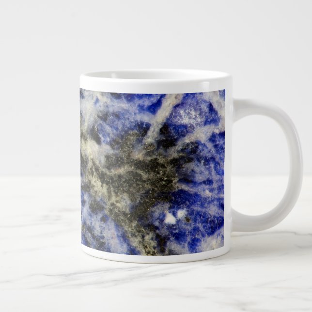 Blue Sodalite Large Coffee Mug (Right)
