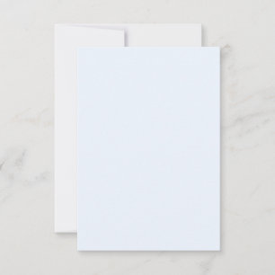 Blue Soft White Pastel Solid Colour Card