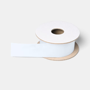 Blue Soft White Pastel Solid Colour Satin Ribbon